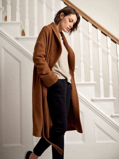 brown-tie-waist-mustard-bamboo-wool-coat