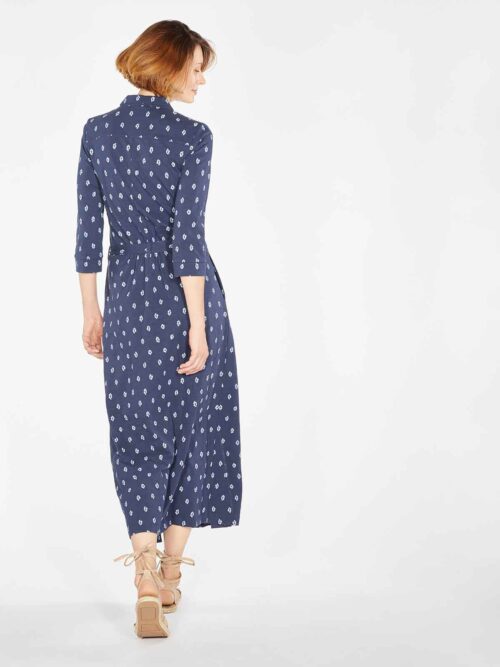 WSD5567-NAVY–Romeshka-Organic-Cotton-Jersey-Printed-Shirt-Dress-in-Navy-4