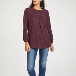 garnet-red-ditte-ruched-sleeve-organic-cotton-top–6