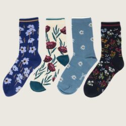Pretty-Floral-Bamboo-Organic-Cotton-4-Pack-Socks-Gift-Box-2