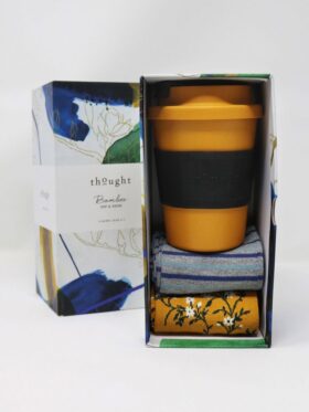 SUNFLOWER-YELLOW--Jade-Bamboo-Coffee-Cup-&-Socks-Gift-Box-in-Yellow-1