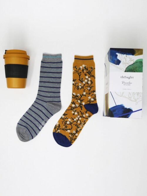 SUNFLOWER-YELLOW–Jade-Bamboo-Coffee-Cup-&-Socks-Gift-Box-in-Yellow-2