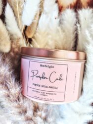 pumpkin cake soy candle