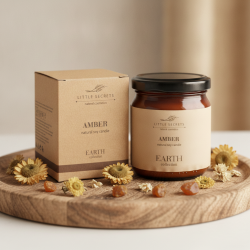 Amber Soy Candle Αρωματικό Κερί 210ml