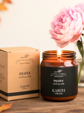 Peony Soy Candle Αρωματικό Κερί 210ml