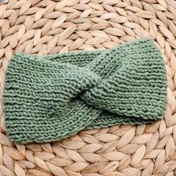 κορδελα μαλλιων χακι