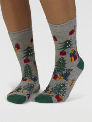 christmas socks box-4 pairs-1
