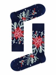 christmas flower socks