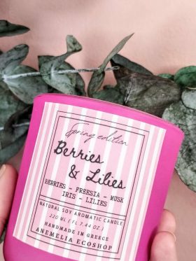 Berries & Lilies - Αρωματικό κερί σόγιας