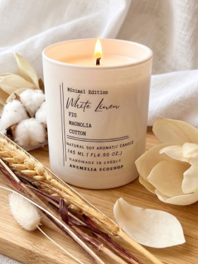 White Linen - Αρωματικό κερί σόγιας - 145ml
