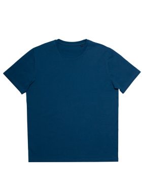 T-Shirt από Οργανικό Βαμβάκι-Μπλε