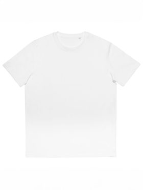 T-Shirt από Οργανικό Βαμβάκι-Λευκό