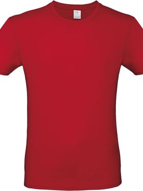 Αντρικό T-Shirt 100 % Βαμβάκι-Κόκκινο