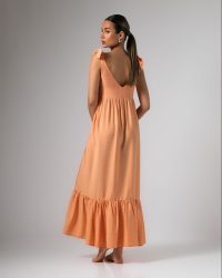 βαμβακερο-βισκοζη-φορεμα-apricot-3