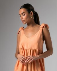 βαμβακερο-βισκοζη-φορεμα-apricot-3