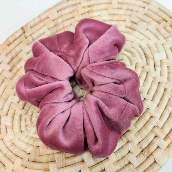Scrunchie velvet-Pink