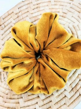 Scrunchie velvet-Amber
