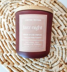 jazz night soy candle