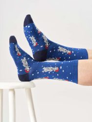 MENS-BAMBOO-CHRISTMAS SOCKS-GIFT BOX