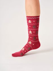 christmas socks-χριστουγεννιατικες καλτσες-σε σχημα καραμελας