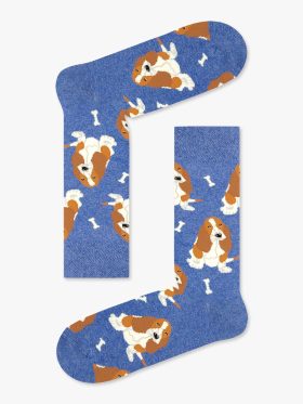 Κάλτσα Βαμβακερή με Σχέδια Dog Basset