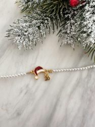 Santa Pearl Charm Bracelet