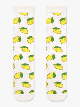 Κάλτσα Βαμβακερή Πετσετέ lemons