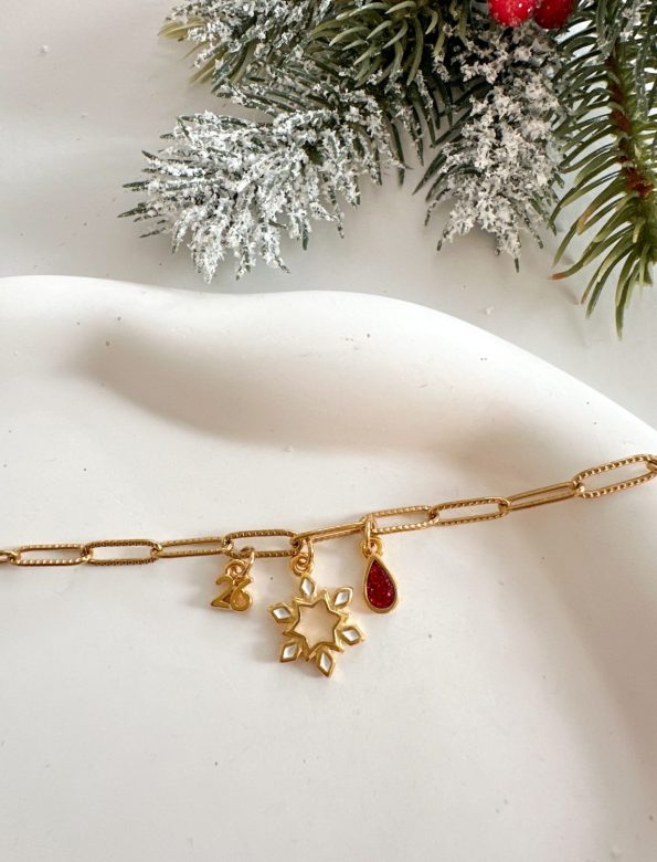 Snowflake Charm Bracelet