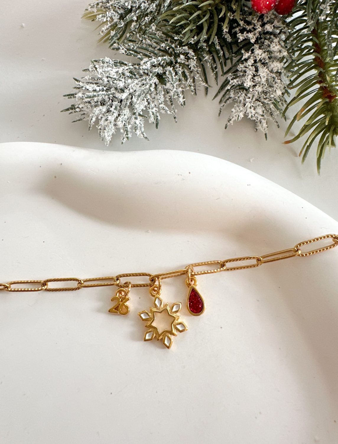 Snowflake Charm Bracelet
