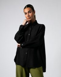 Πουκάμισο rayon-One size-Black