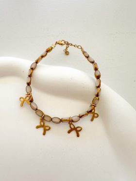 Bow Bead Bracelet
