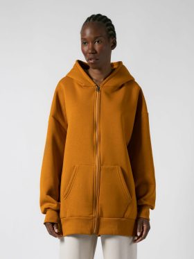 Ζακέτα φούτερ χνούδι oversized-Honey