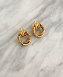 hoop gold earrings