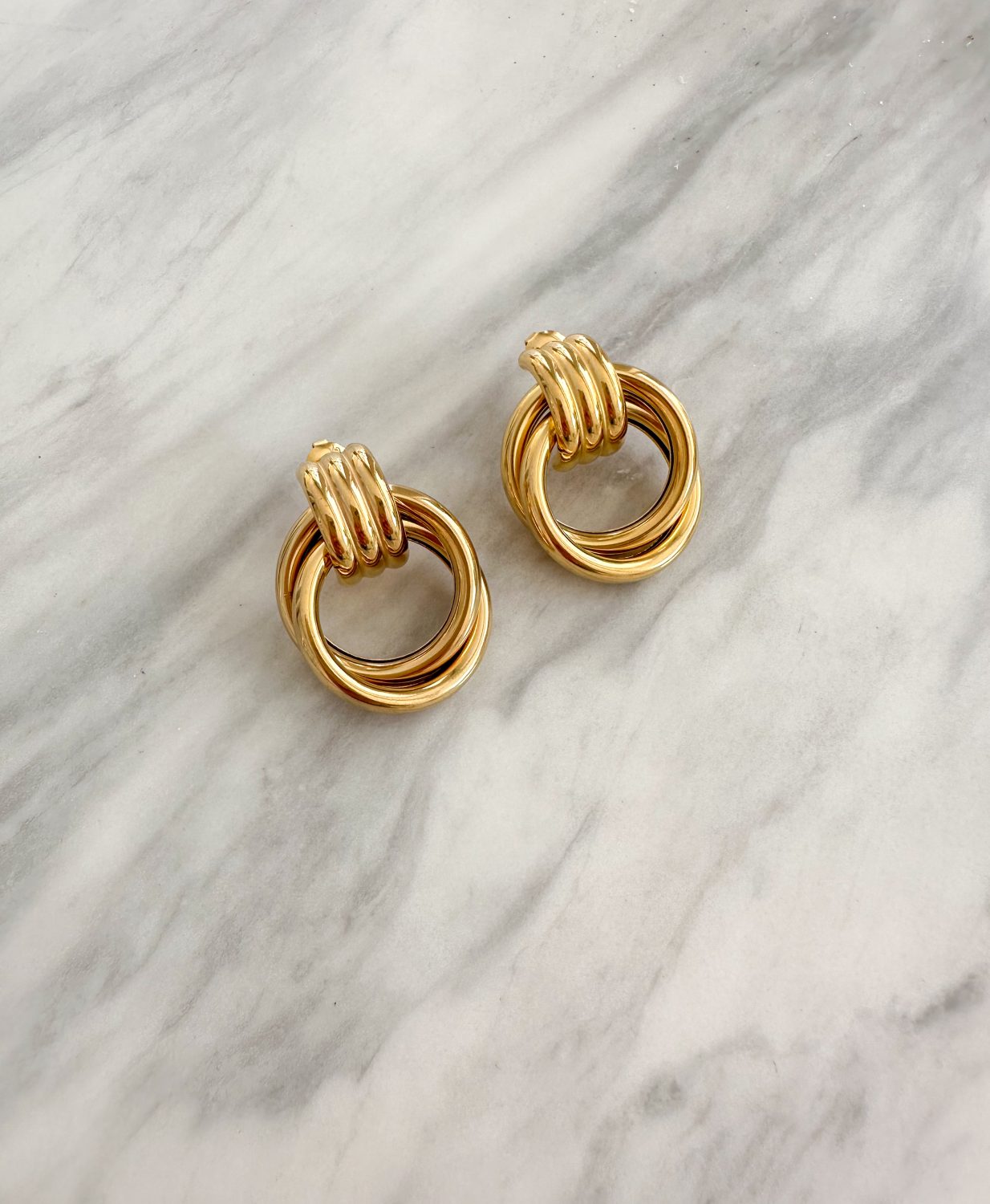 hoop gold earrings