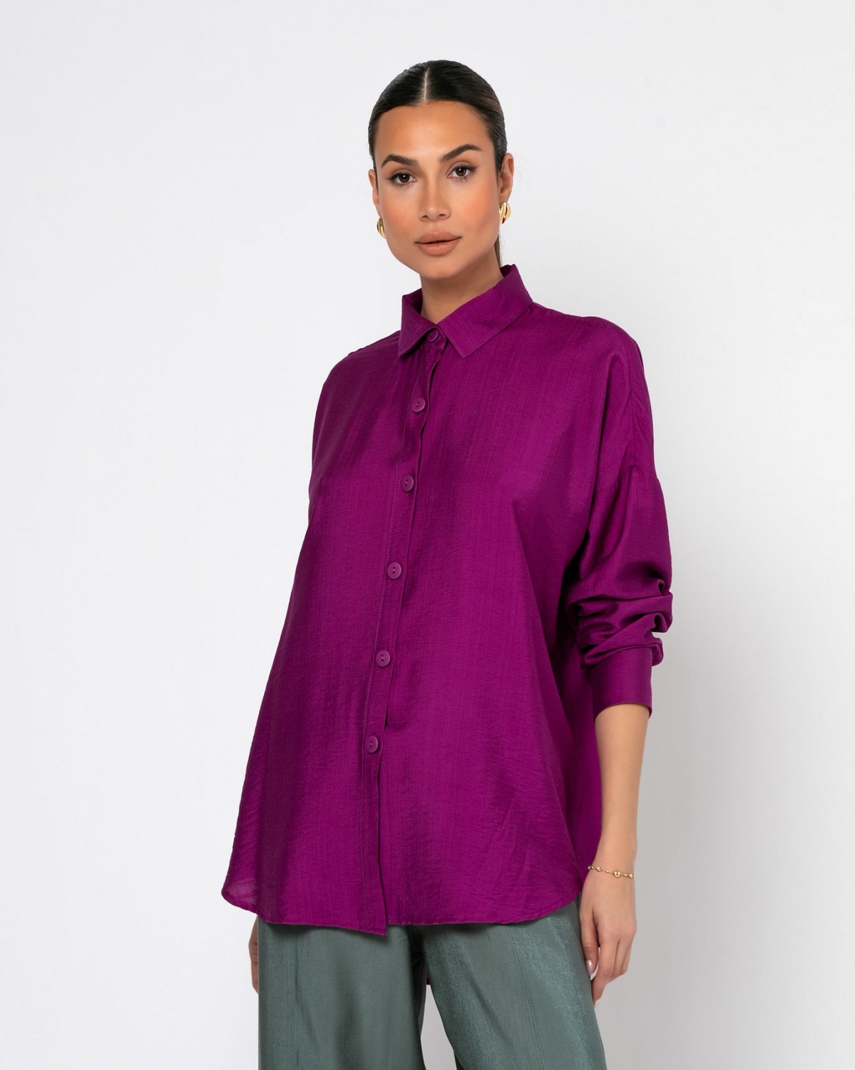 magenta shirt-rayon 2
