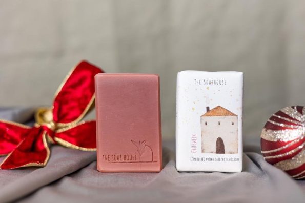 Χειροποίητο σαπούνι με άρωμα "Glühwein" και κόκκινο κρασί