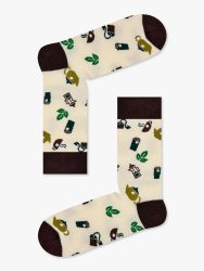 Κάλτσα Βαμβακερή με Σχέδια Tea Lovers