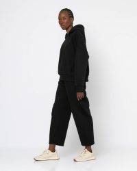 Παντελόνι φούτερ carrot fit-Black