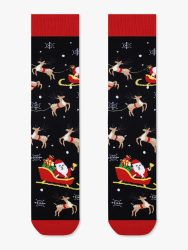 Χριστουγεννιάτικη Κάλτσα Πετσετέ με Σχέδια ”If You Can Read This” Christmas Mood