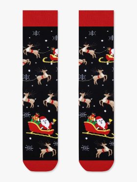 Χριστουγεννιάτικη Κάλτσα Πετσετέ με Σχέδια ”If You Can Read This” Christmas Mood