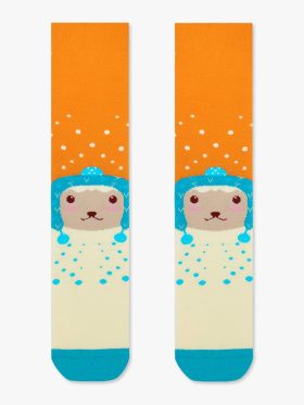 Χριστουγεννιάτικη Κάλτσα Πετσετέ με Σχέδια Bear with Winter Hat