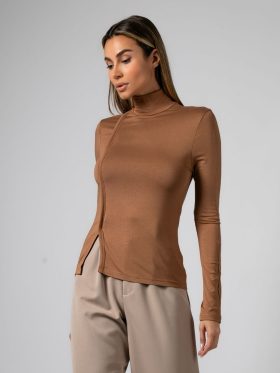 Μπλούζα μακρυμάνικη ζιβάγκο-Πούρο