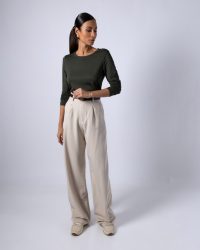 μπλουζα-χακι- viscose 2