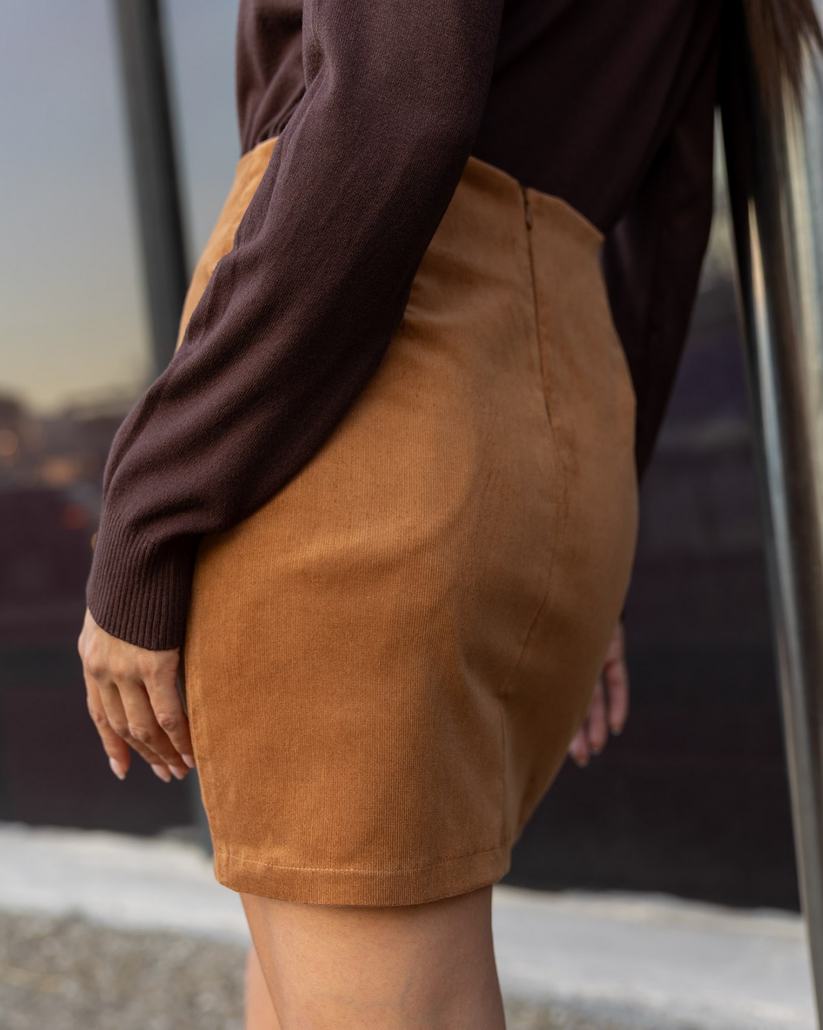 φουστα κοτλε-καμελ-23