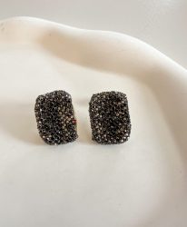 CRYSTAL GREY EARRINGS