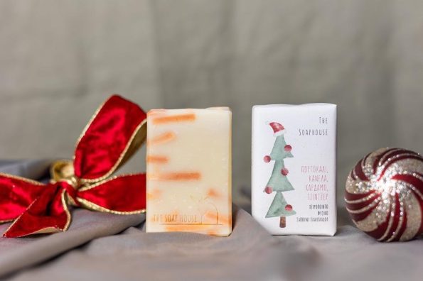 Χειροποίητο σαπούνι με κακάο και άρωμα Σοκολάτα - Πορτοκάλι