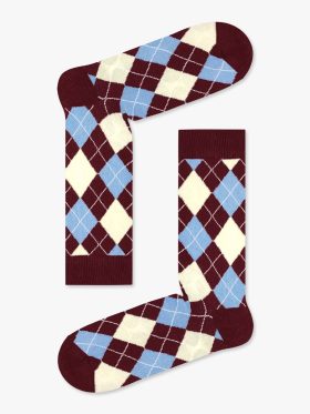 Βαμβακερή Κάλτσα με Σχέδια Καρό