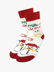 SNOWMAN-KIDS SOCKS
