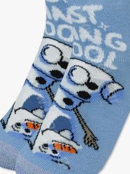 Παιδική Κάλτσα Βαμβακερή με Σχέδια Olaf Frozen DISNEY