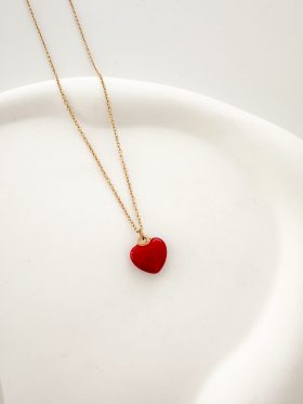 Red Heart Necklace
